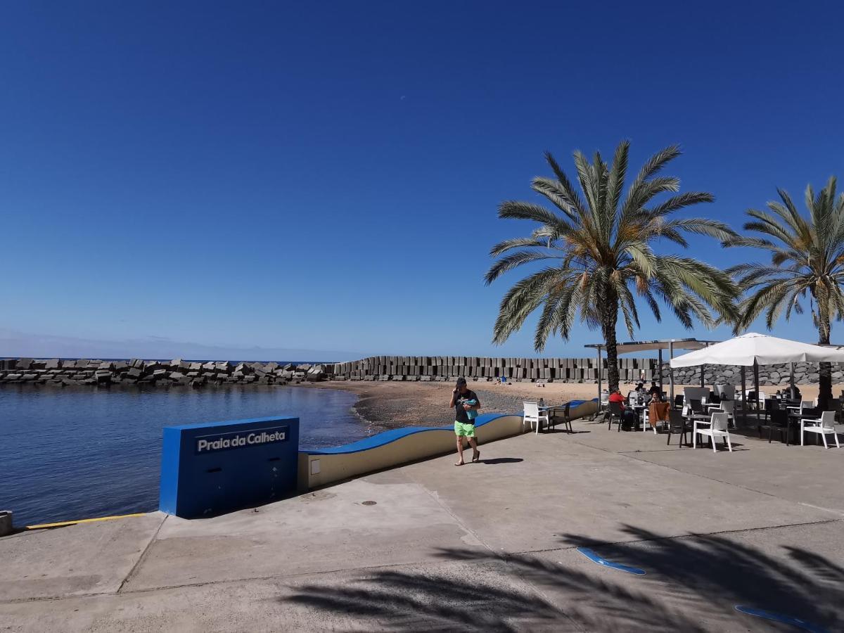Charming Studios In Calheta Beach - Villa Esmeralda Kültér fotó